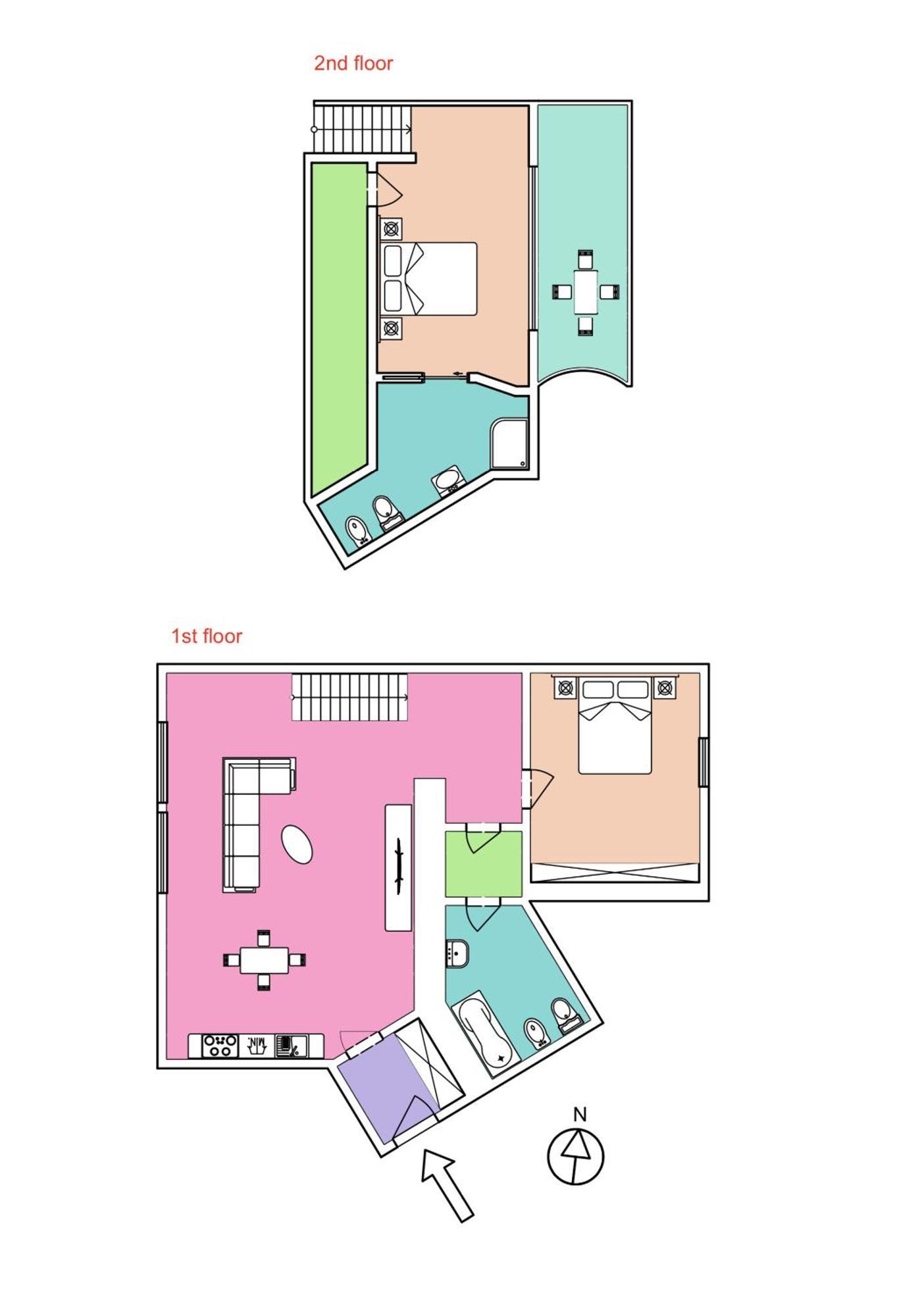 Lavish And Chic Duplex Apartament *